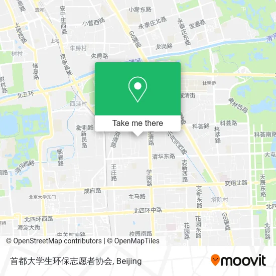 首都大学生环保志愿者协会 map