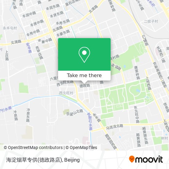 海淀烟草专供(德政路店) map
