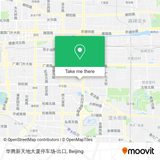 华腾新天地大厦停车场-出口 map