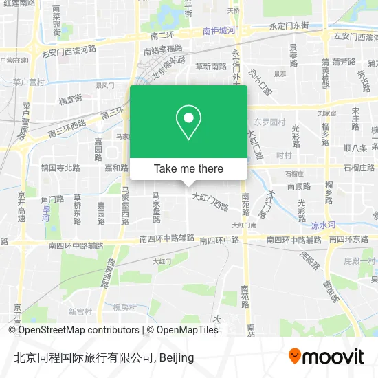 北京同程国际旅行有限公司 map