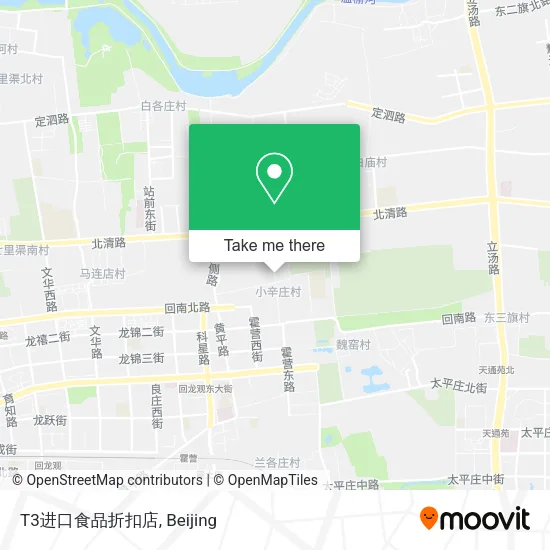 T3进口食品折扣店 map