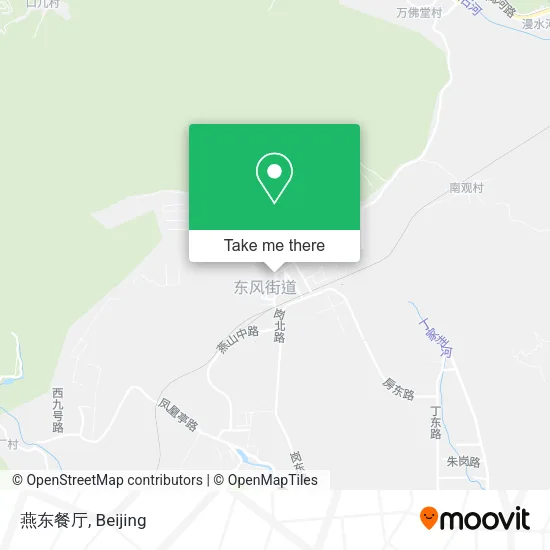 燕东餐厅 map