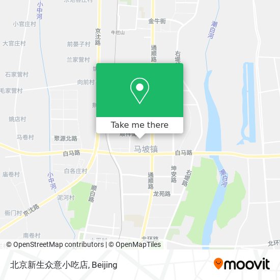 北京新生众意小吃店 map
