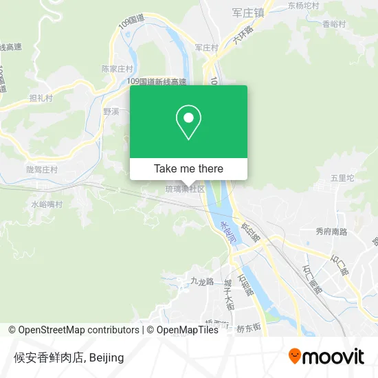 候安香鲜肉店 map