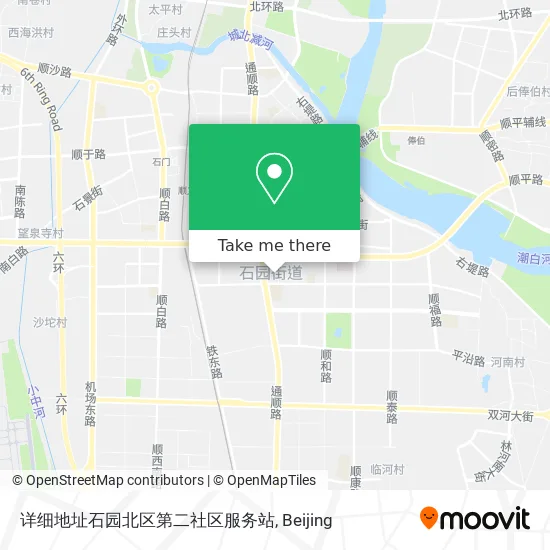 详细地址石园北区第二社区服务站 map