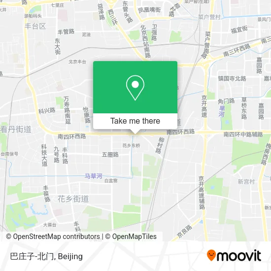 巴庄子-北门 map