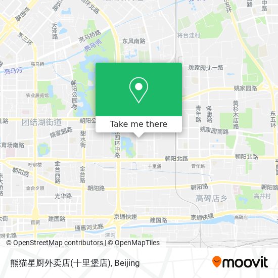 熊猫星厨外卖店(十里堡店) map