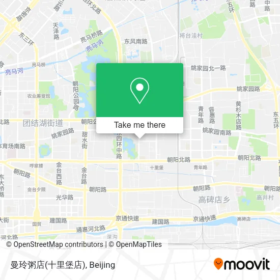 曼玲粥店(十里堡店) map