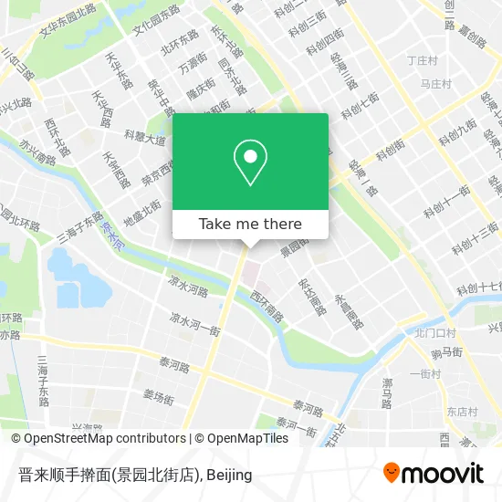晋来顺手擀面(景园北街店) map