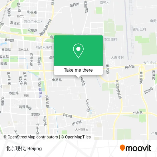 北京现代 map