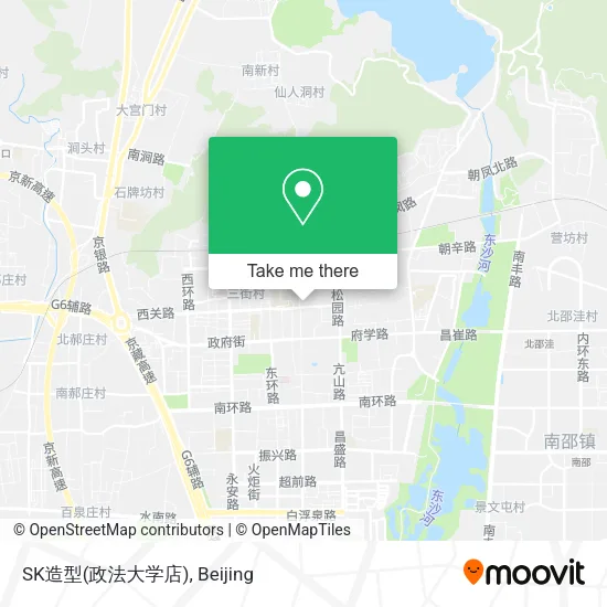 SK造型(政法大学店) map