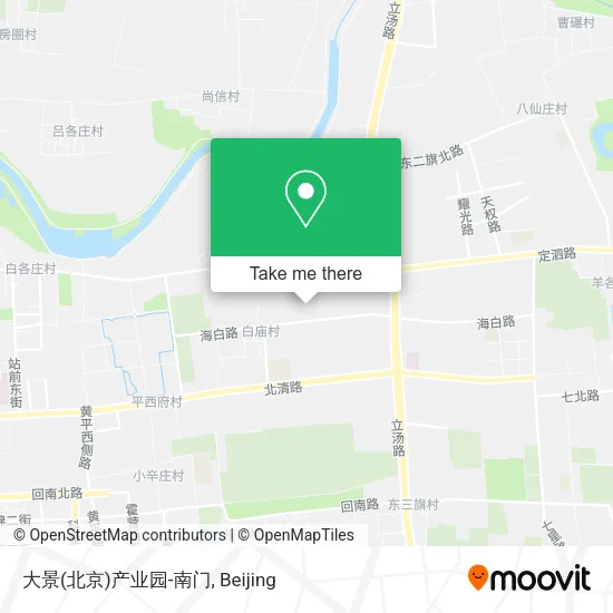 大景(北京)产业园-南门 map