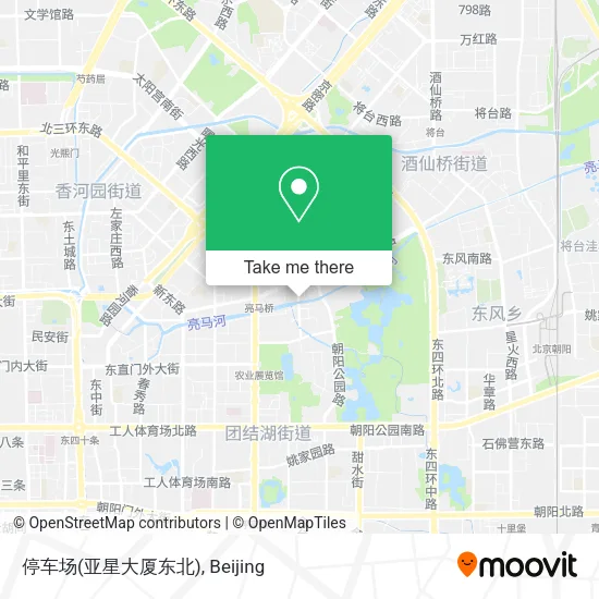 停车场(亚星大厦东北) map