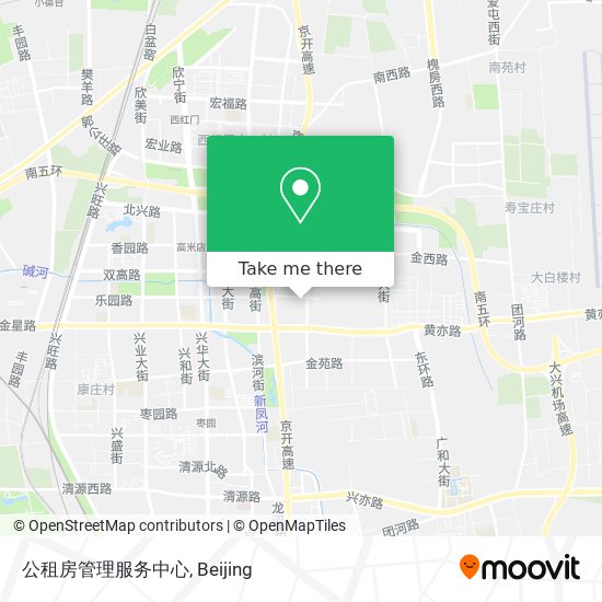 公租房管理服务中心 map