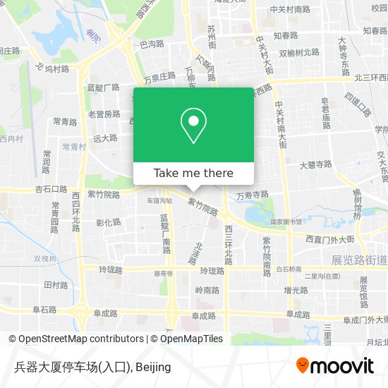 兵器大厦停车场(入囗) map
