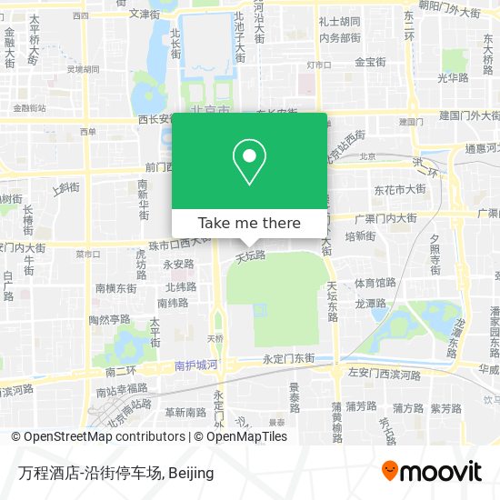 万程酒店-沿街停车场 map