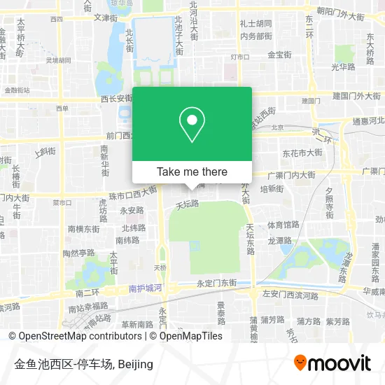金鱼池西区-停车场 map