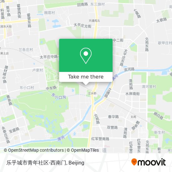 乐乎城市青年社区-西南门 map