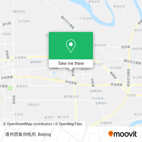 通州西集供电所 map