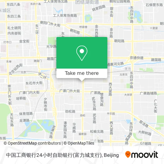 中国工商银行24小时自助银行(富力城支行) map