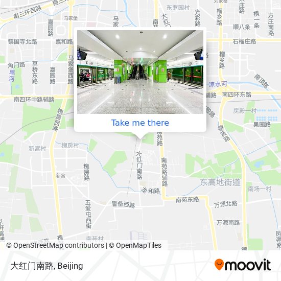大红门南路 map
