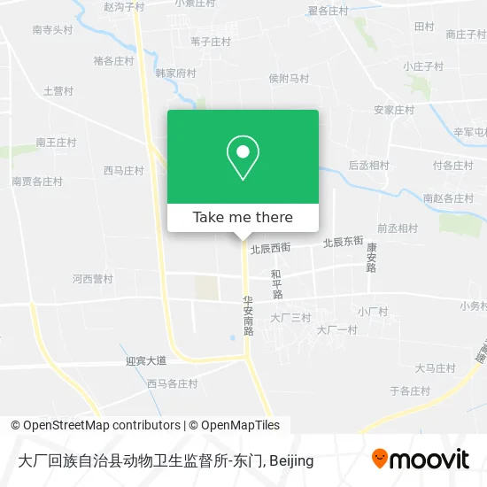 大厂回族自治县动物卫生监督所-东门 map