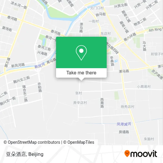 亚朵酒店 map