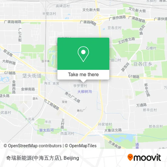奇瑞新能源(中海五方店) map