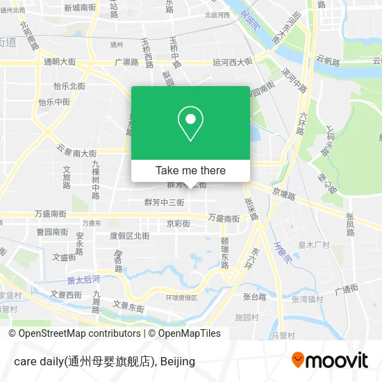 care daily(通州母婴旗舰店) map
