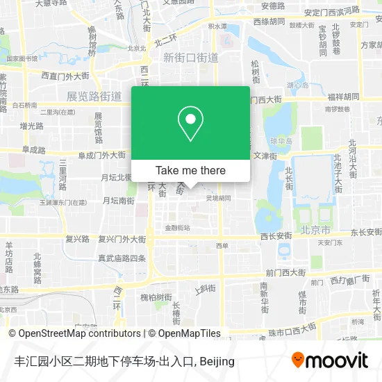 丰汇园小区二期地下停车场-出入口 map