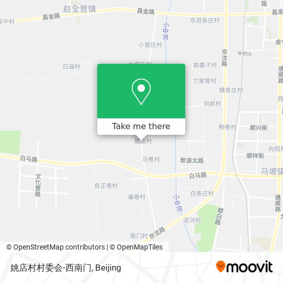 姚店村村委会-西南门 map