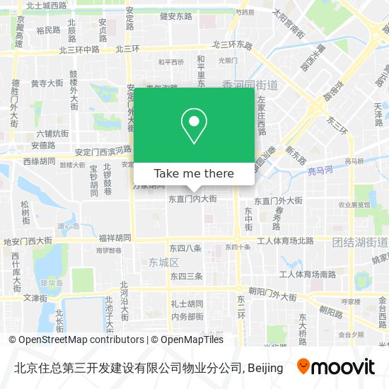 北京住总第三开发建设有限公司物业分公司 map