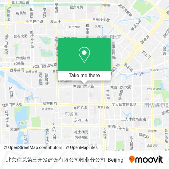 北京住总第三开发建设有限公司物业分公司 map