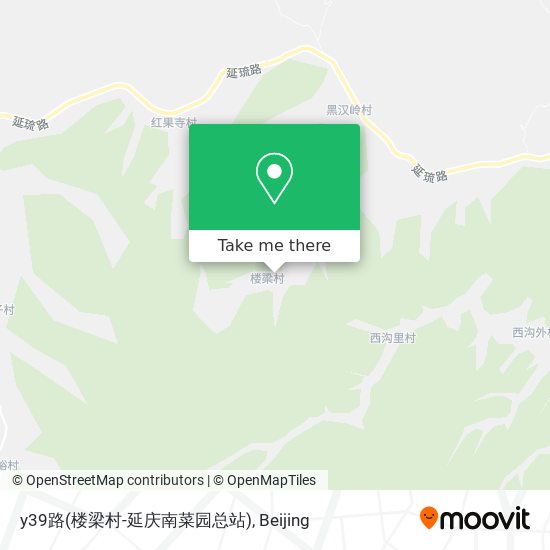 y39路(楼梁村-延庆南菜园总站) map