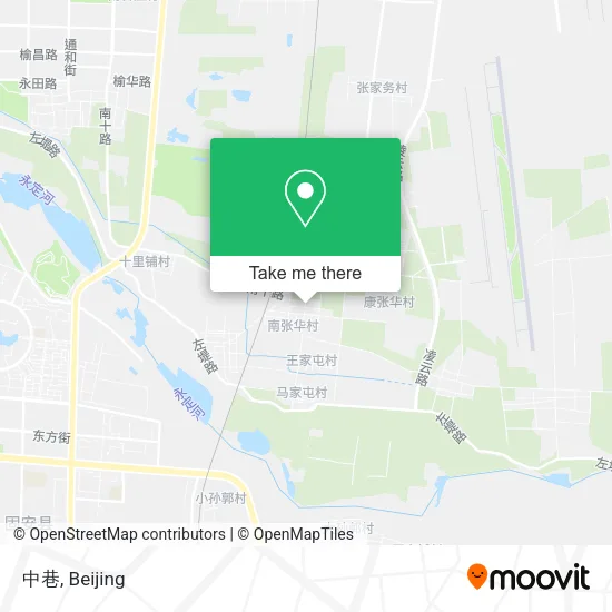 中巷 map