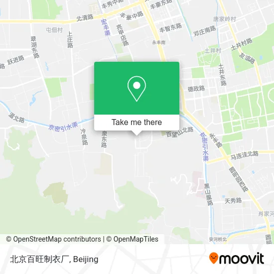 北京百旺制衣厂 map