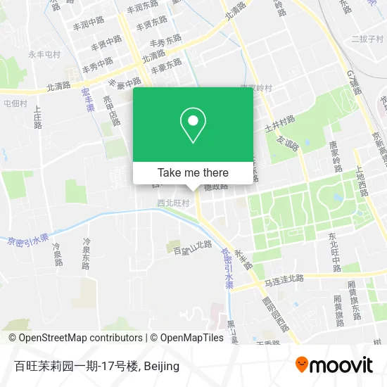 百旺苿莉园一期-17号楼 map
