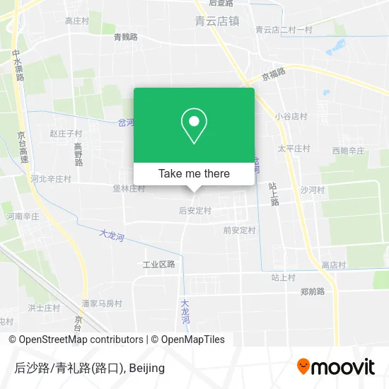 后沙路/青礼路(路口) map