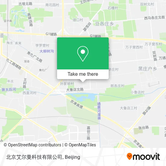 北京艾尔曼科技有限公司 map