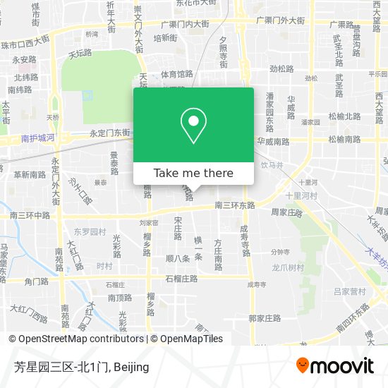芳星园三区-北1门 map