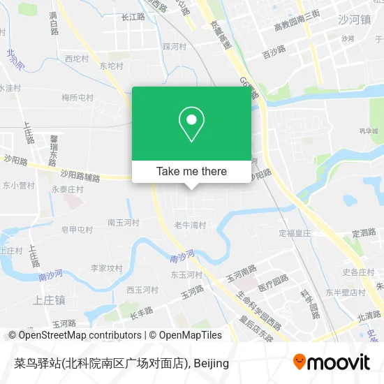 菜鸟驿站(北科院南区广场对面店) map
