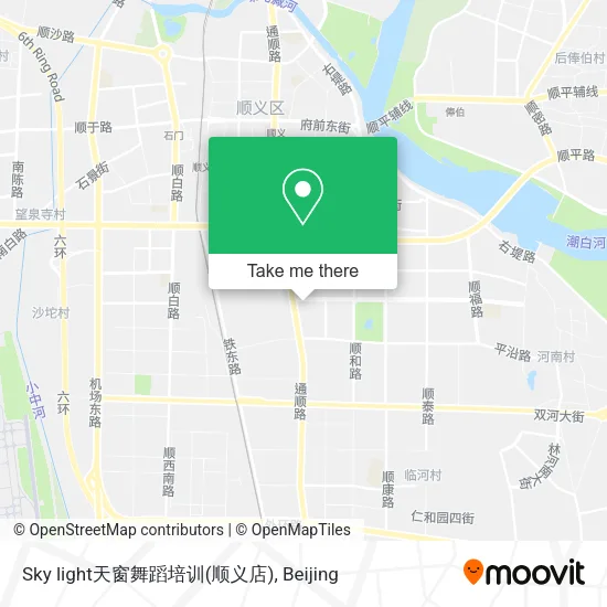 Sky light天窗舞蹈培训(顺义店) map