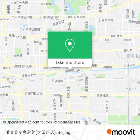 川渝美食家常菜(大望路店) map