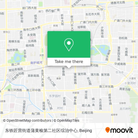 东铁匠营街道蒲黄榆第二社区综治中心 map