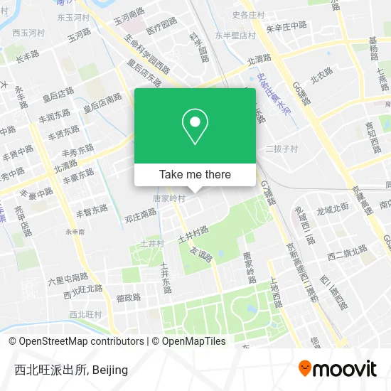 西北旺派出所 map