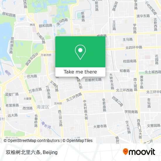 双榆树北里六条 map