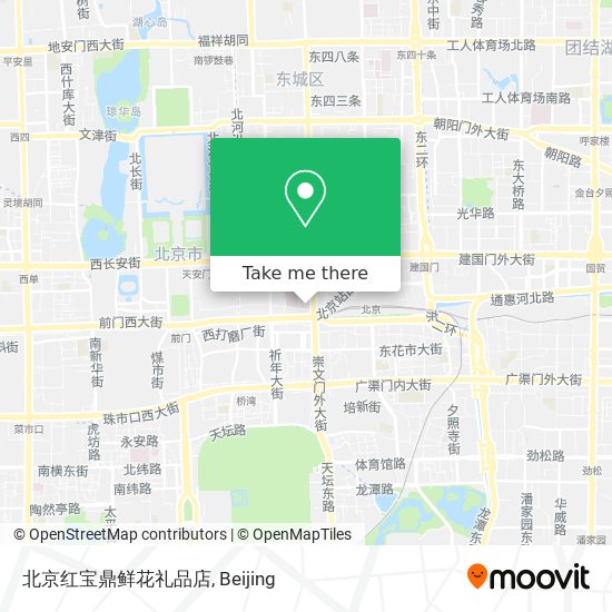 北京红宝鼎鲜花礼品店 map