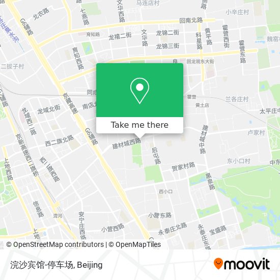 浣沙宾馆-停车场 map