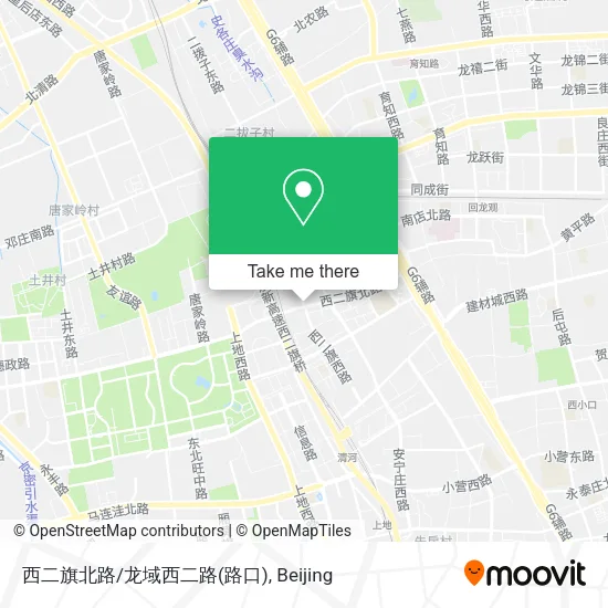西二旗北路/龙域西二路(路口) map