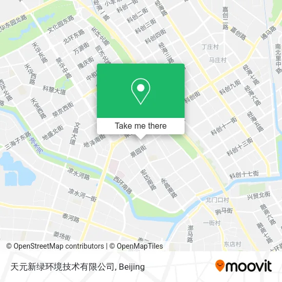 天元新绿环境技术有限公司 map